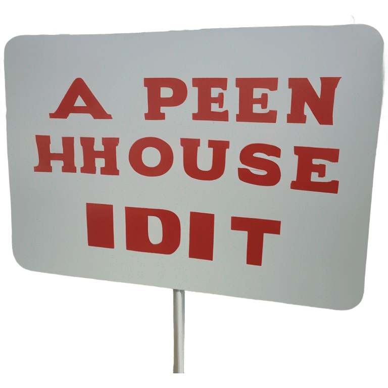 Open House sign for home emoji