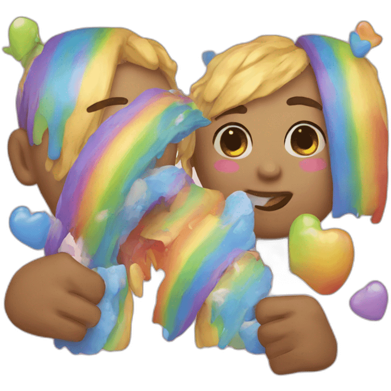 Rainbow frends emoji