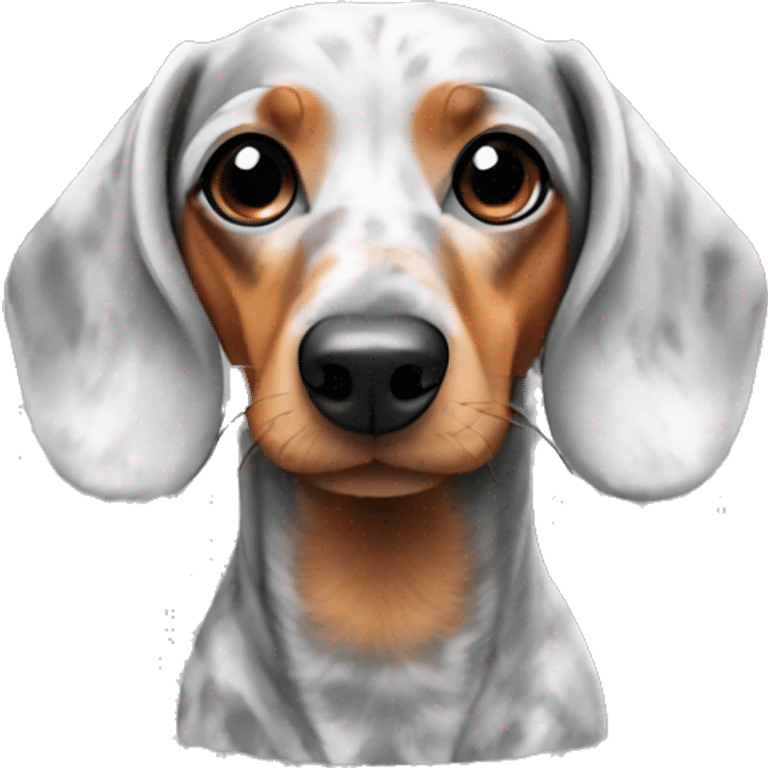 Dachshund Marble emoji