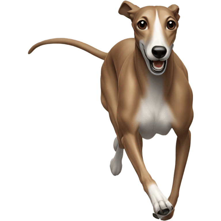 Greyhound running emoji