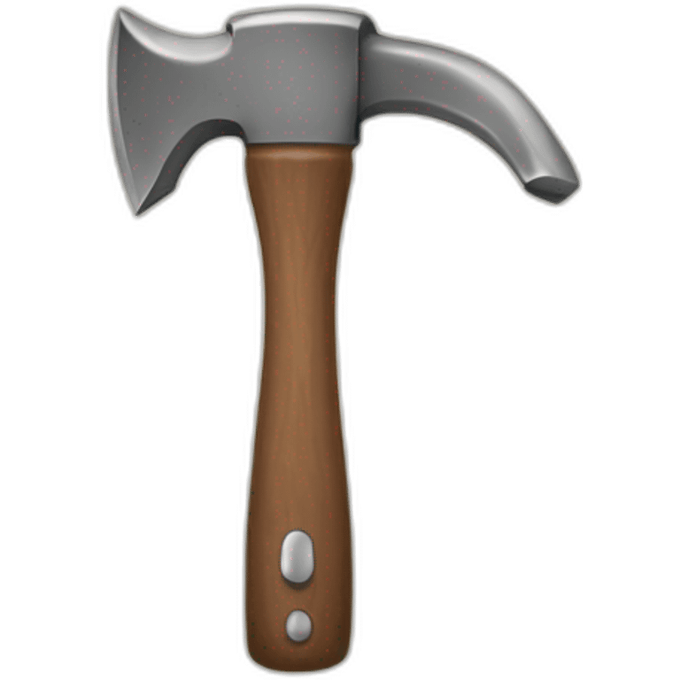 Hammer with a hand emoji