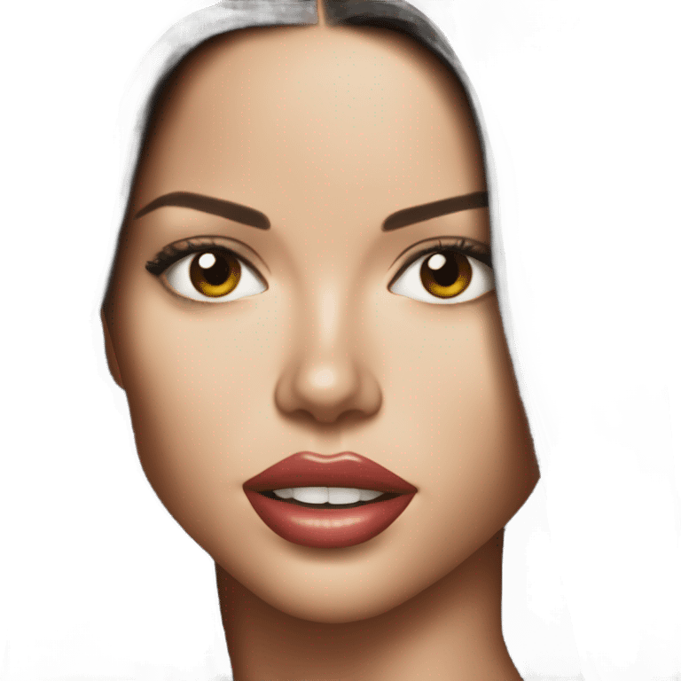 Adriana lima  emoji