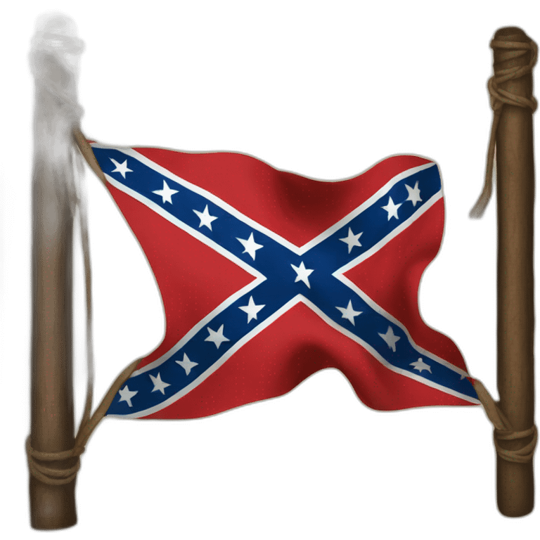 American south confederate flag emoji