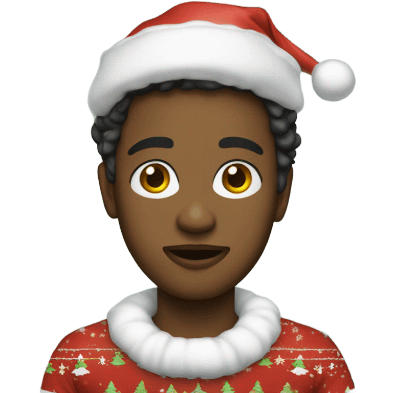 Me with Christmas out fit  emoji