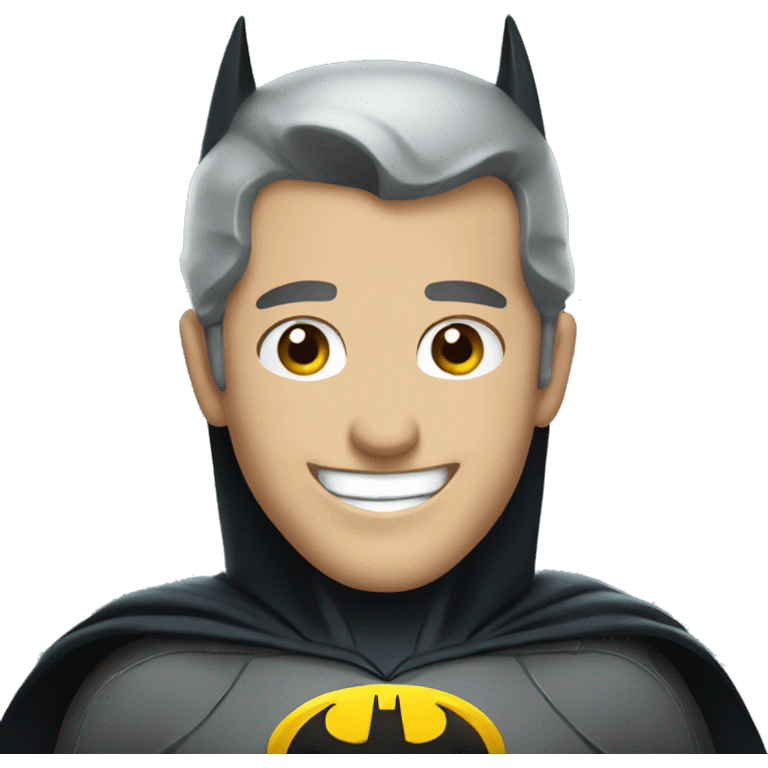 Batman smiling  emoji