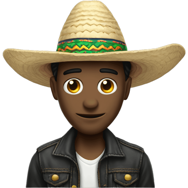 bugs Bony con un sombrero mexicano carcajeandose emoji