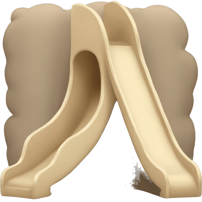 Beige slide emoji