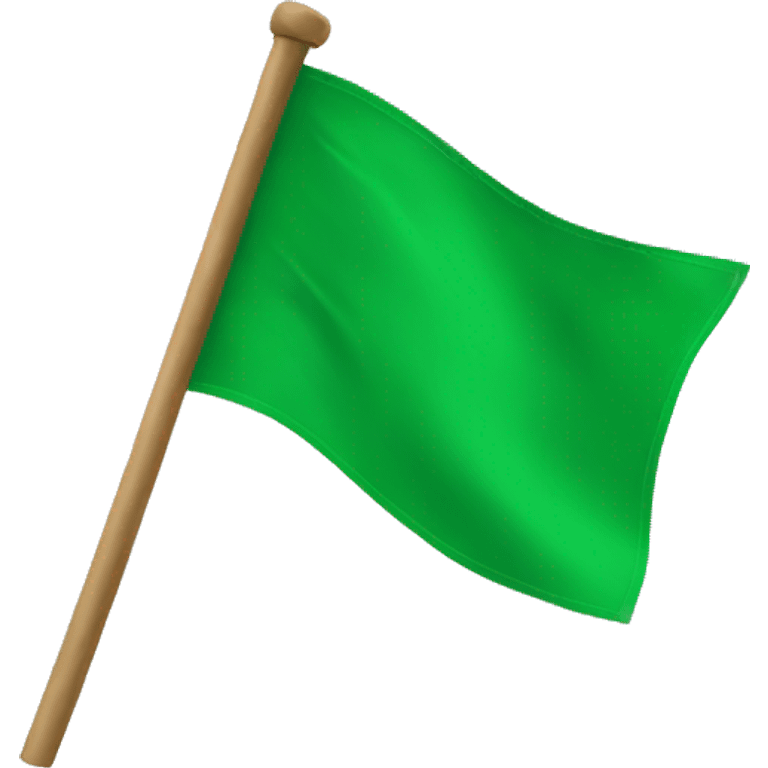 Green flag emoji