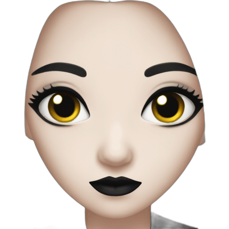 goth girl emoji