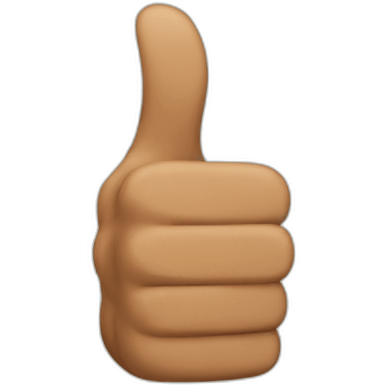 Big thumbs up emoji