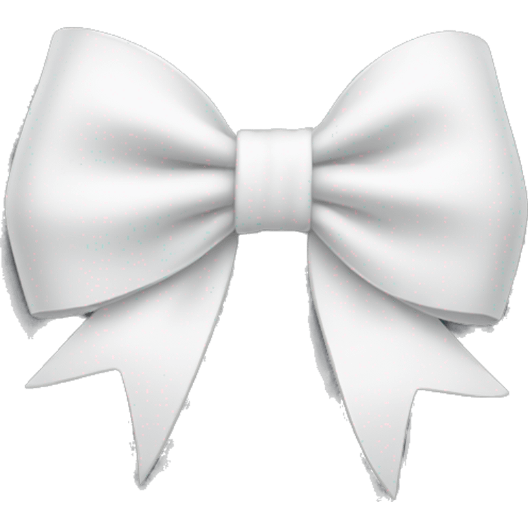 white bow emoji