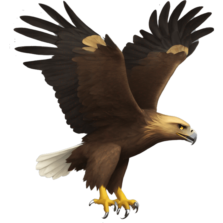 Golden eagle emoji