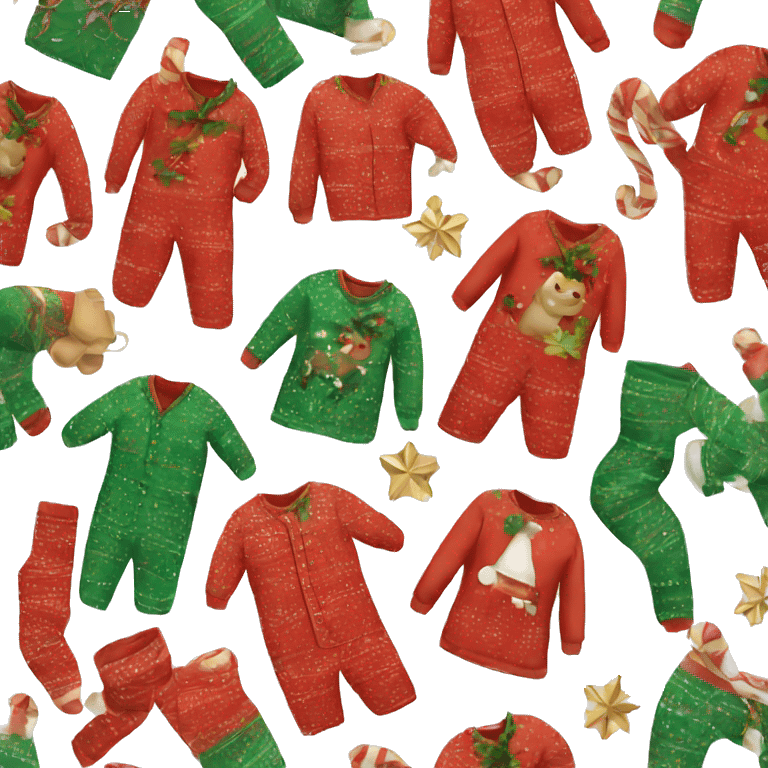 Christmas pjs emoji