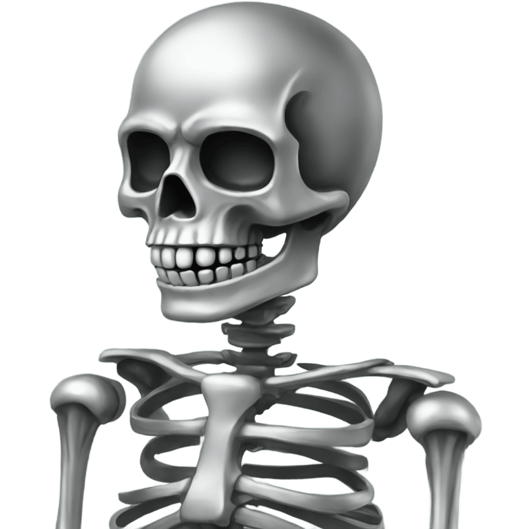 Chrome skeleton emoji