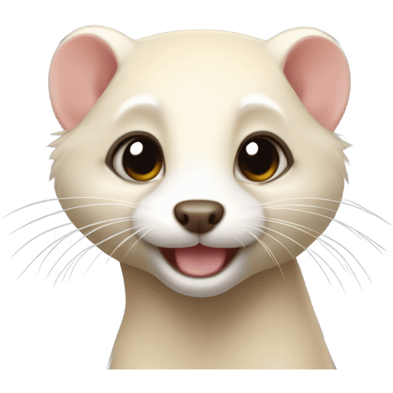 Light ferret emoji