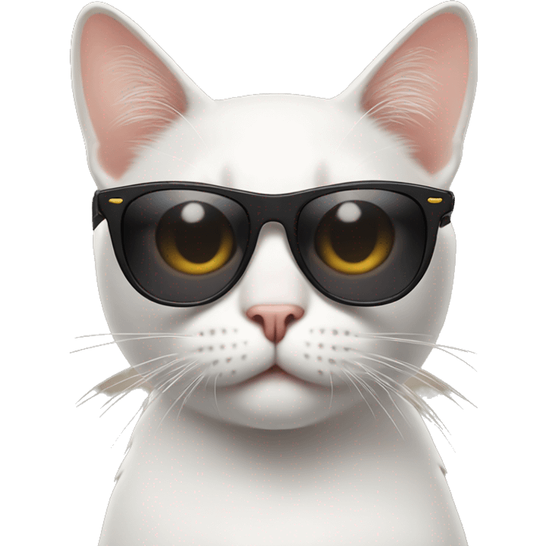 Cat with sunglasses  emoji