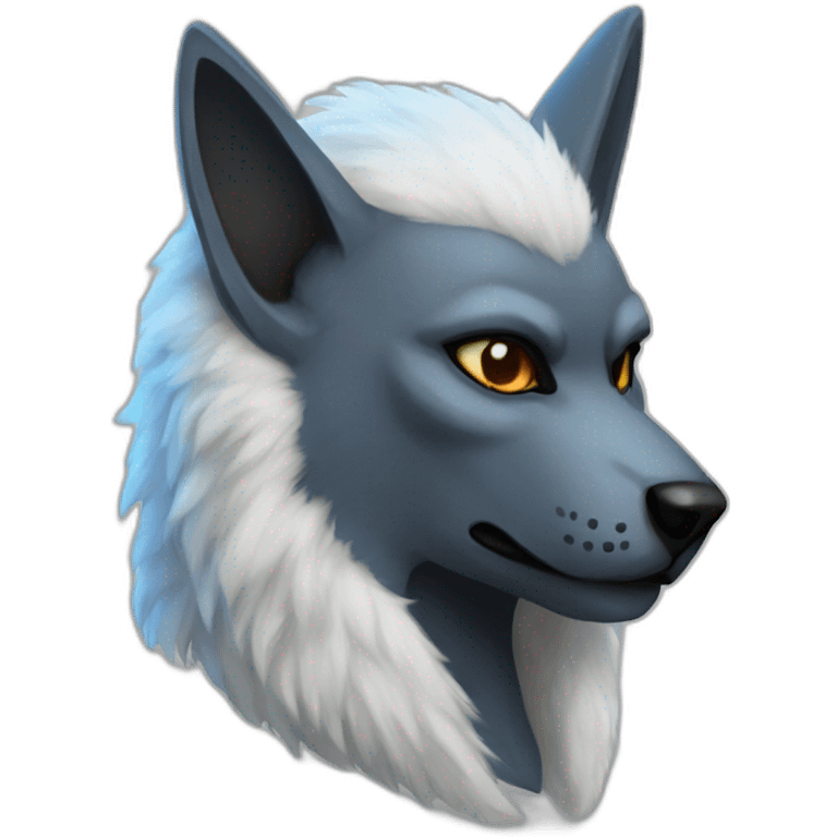 Furry protogen emoji