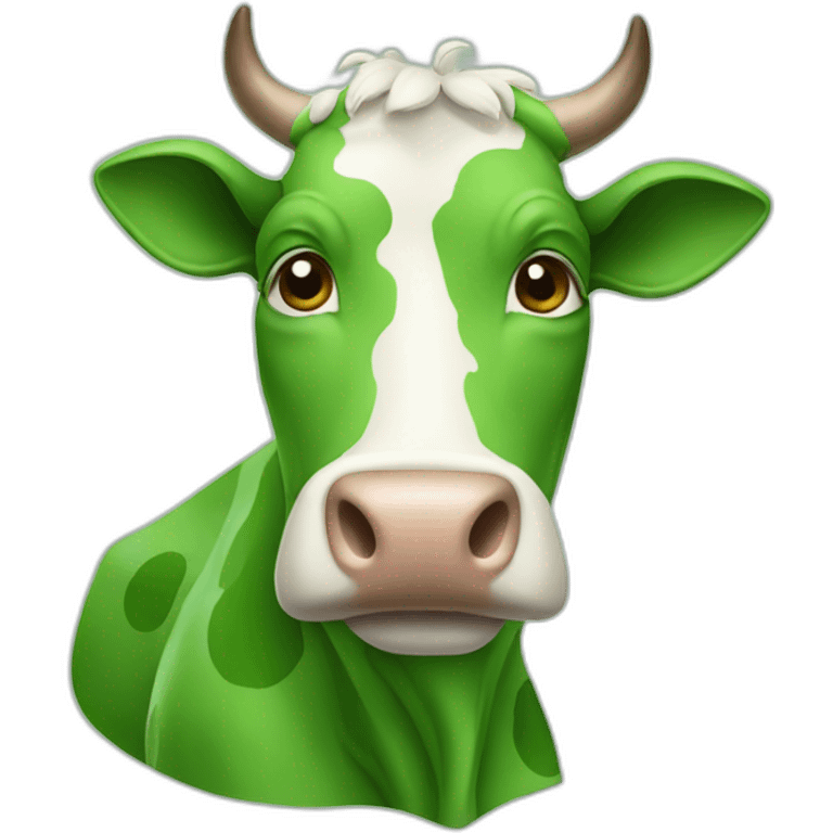 green cow emoji