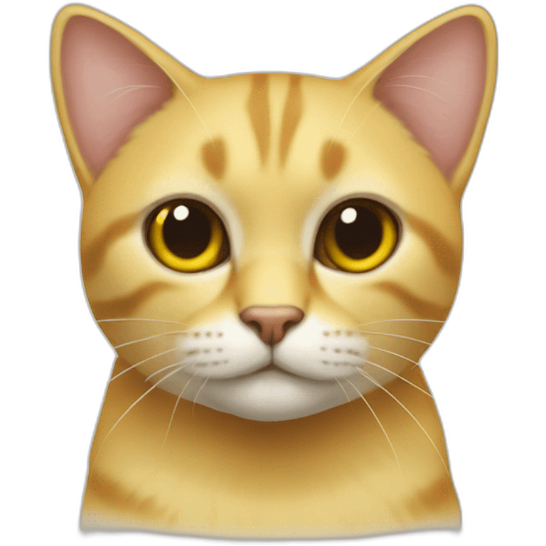 Gato gordo amarillo  emoji