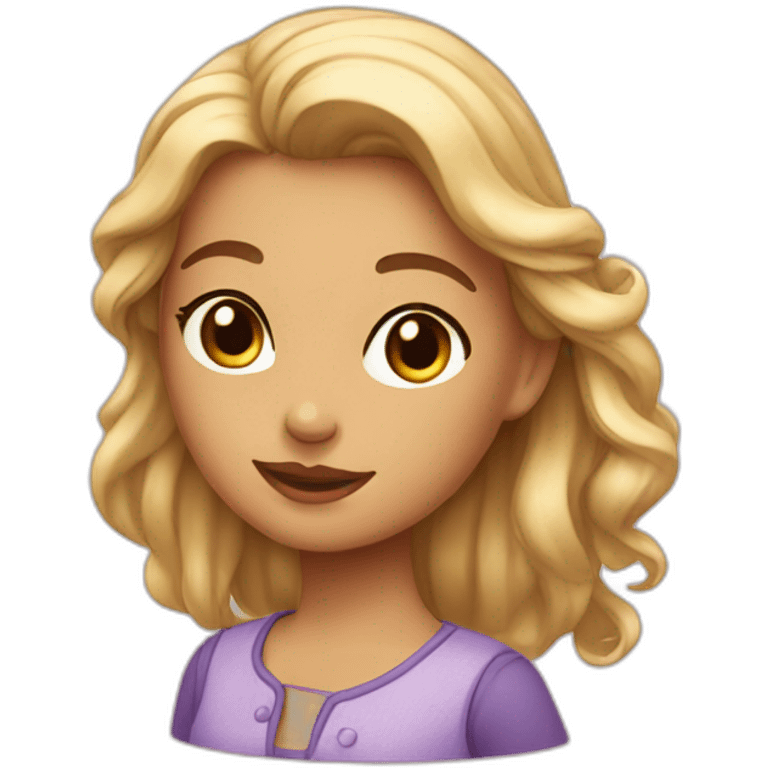 Fille magnifique  emoji