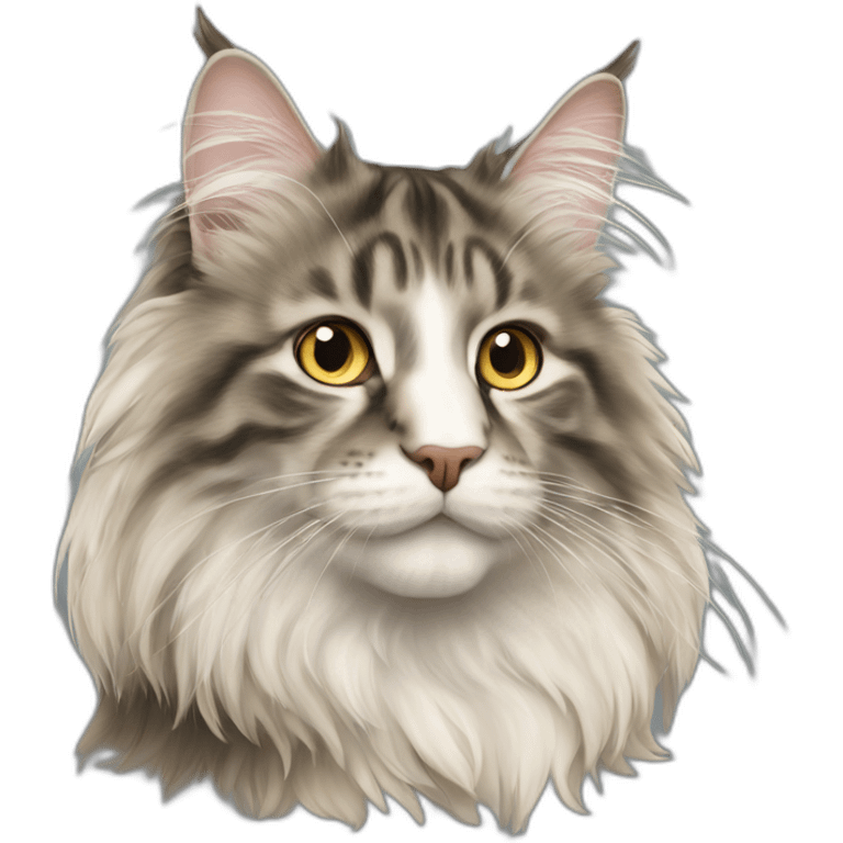 norwegian forest cat emoji