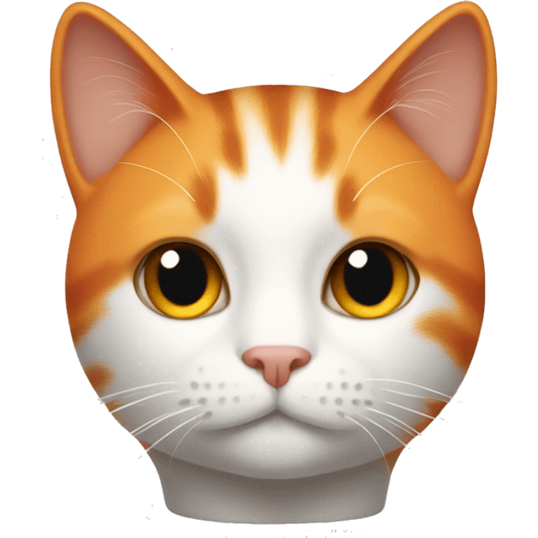 orange cat with white sweater emoji