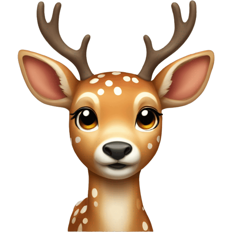 cute deer with spots emoji