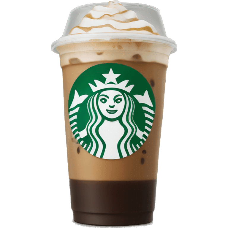 Venti black iced coffee from Starbucks emoji