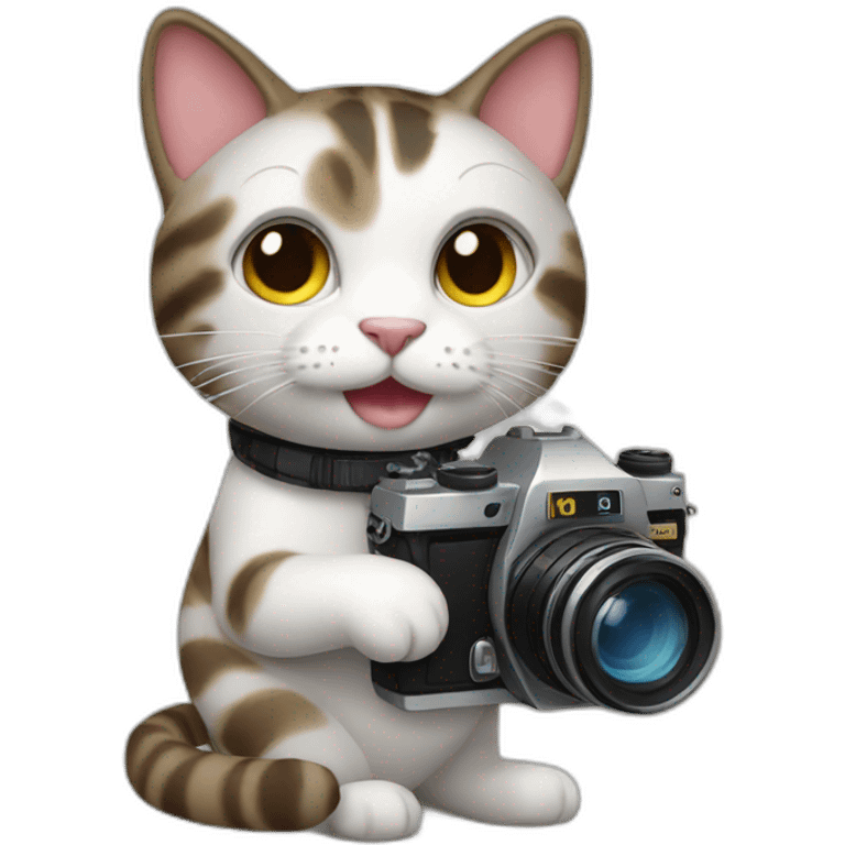 Cat with camera  emoji