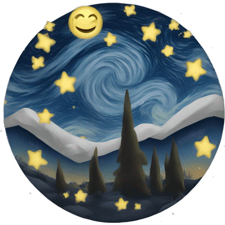 Starry night  emoji