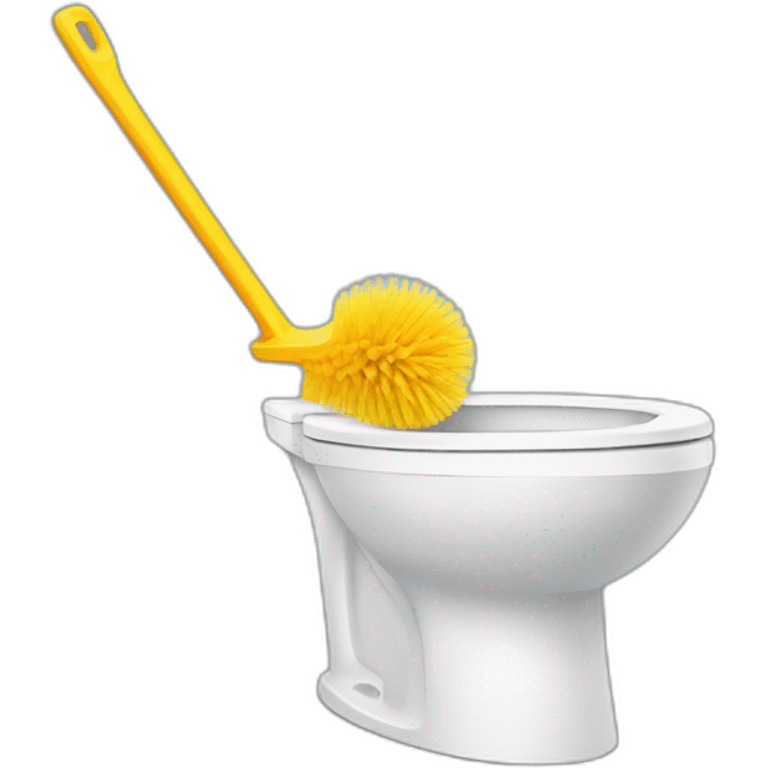 toilet brush emoji