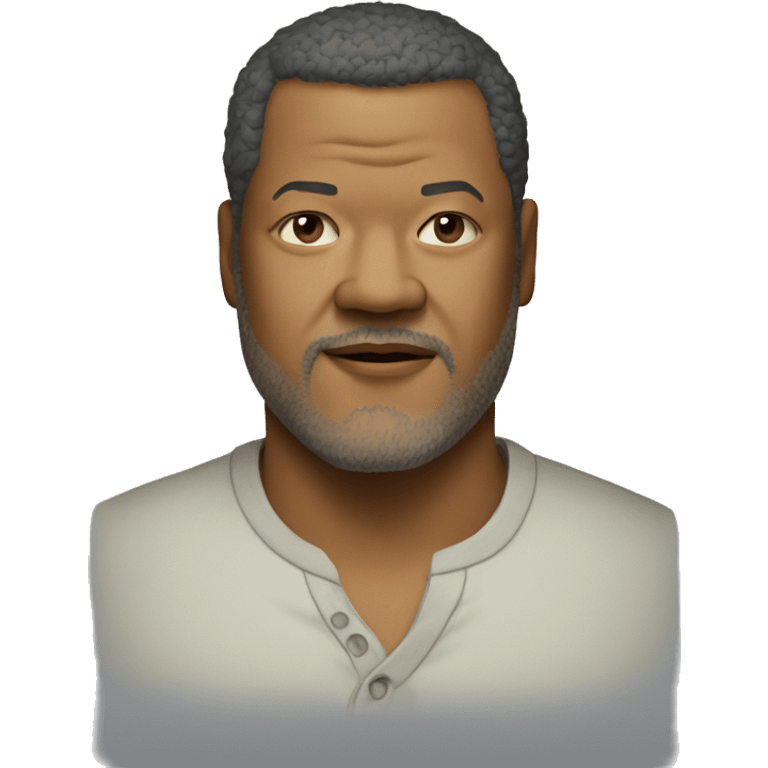 laurence-fishburne wearing shirt emoji