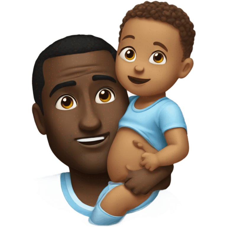 Diddy with a baby emoji