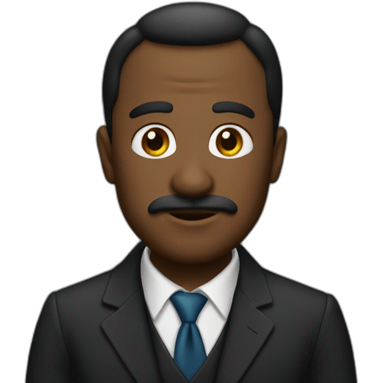 Mr black Champeta  emoji