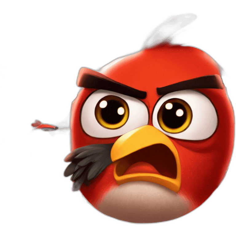 Angry birds red emoji