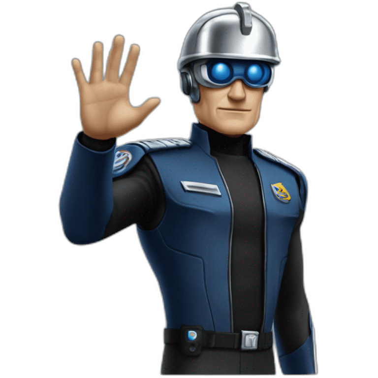 T1000 waving emoji