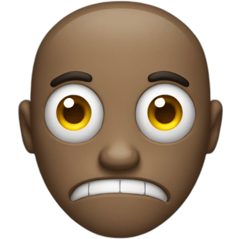 Disturbed guy emoji