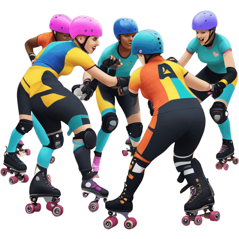 Roller derby emoji