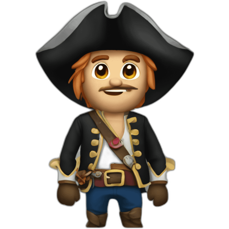 Bergantín pirata emoji