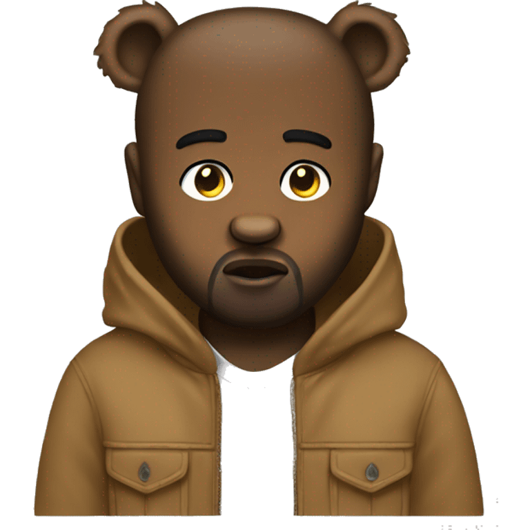 kanye west bear emoji