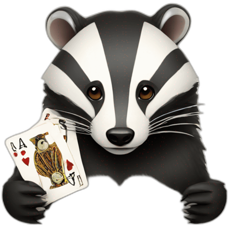 badger poker emoji