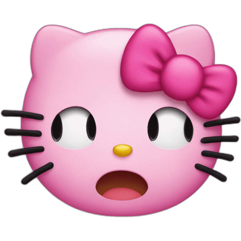 Hello kitty emoji cry  emoji