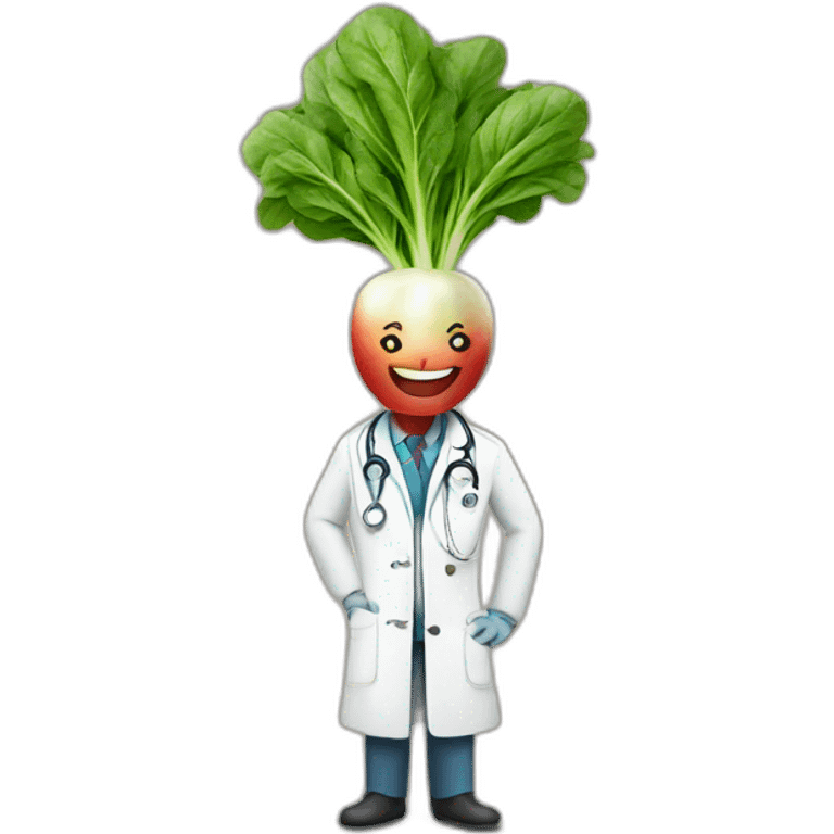 radish doctor emoji