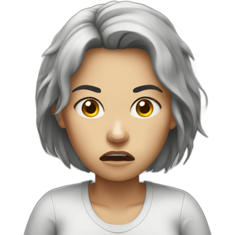 Angry woman emoji