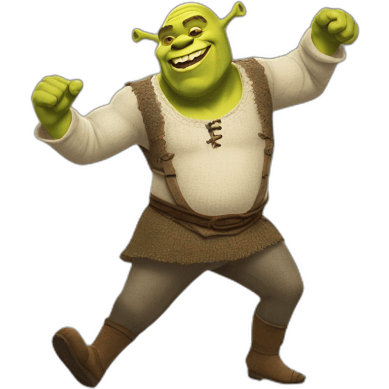 Shrek qui danse emoji