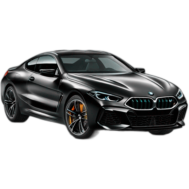 bmw m8 black emoji