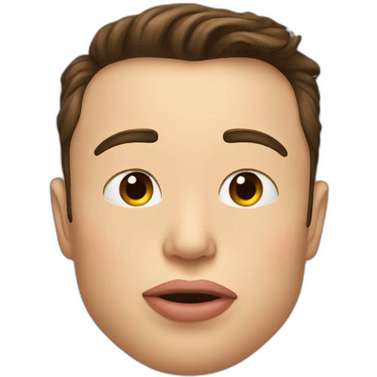 kiss elon musk emoji