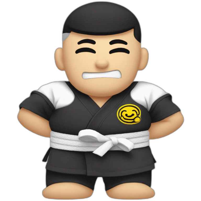 Popeye in a Jiu-Jitsu gi emoji