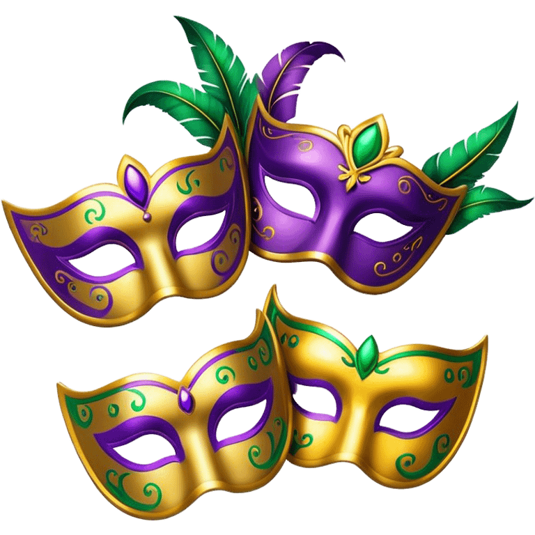 Mardi Gras masks emoji