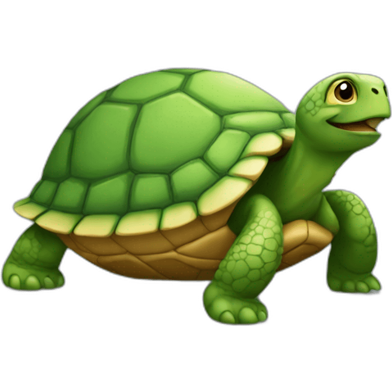 Chat sur tortue emoji